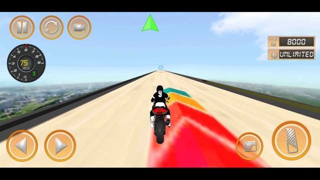 Mega Ramp Impossible Tracks Stunt Bike Rider Games- Best Android IOS Gameplay смотреть онлайн