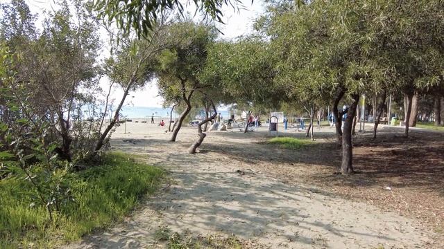 Limassol Cyprus. Dasoudi Beach & Park. 4K смотреть онлайн