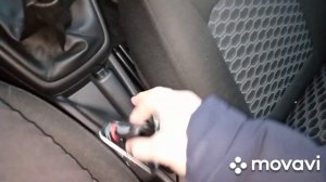 Лада Гранта - ставим концевик ручника после ремонта