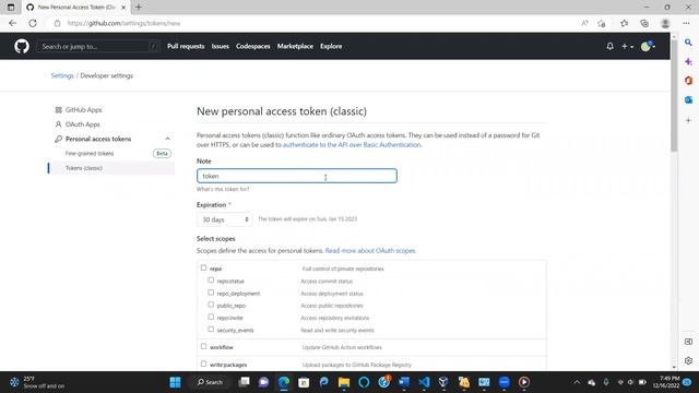 How to generate Github Personal Access Token смотреть онлайн