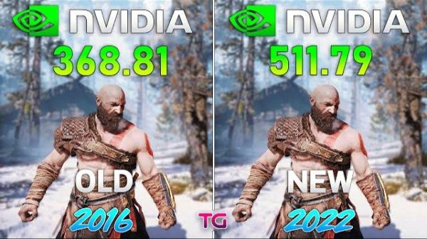 Сomparison of Nvidia Drivers for 7 Years