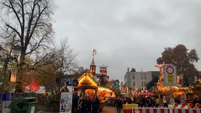 РОЖДЕСТВЕНСКИЙ РЫНОК в Карлсруэ/Рождество в Германии/ГЕРМАНИЯ/VLOG/