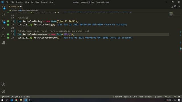 ⭐[JS] 17 APRENDE A CREAR Fechas y Horas con el objeto DATE - ? Curso JAVASCRIPT смотреть онлайн