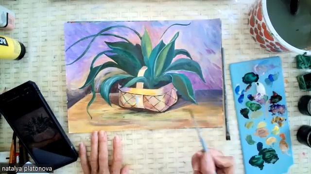 Корзинка с ландышами (часть 2) Набросок морды черепахи. смотреть онлайн