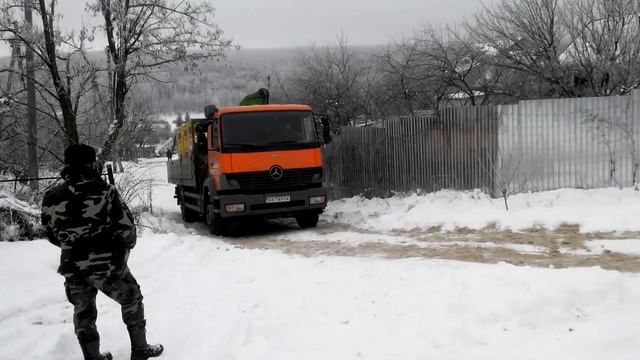 Дрифт зимнего манипулятора