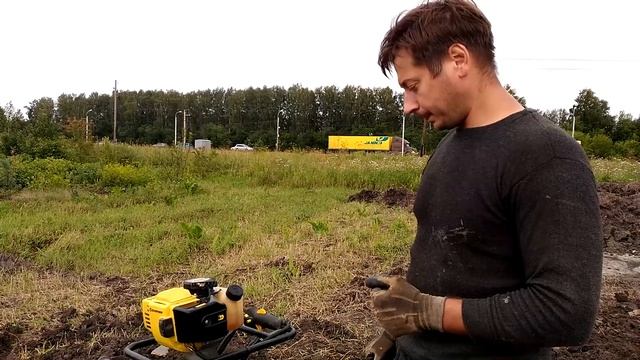 Применение мотобура CHAMPION AG 252 :-)))) смотреть онлайн