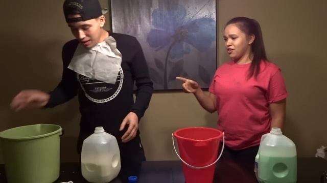 The Milk Challenge With My Sister! смотреть онлайн