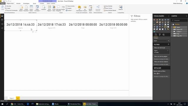 Power BI- DAX - Funções de Tempo (NOW, UTCNOW, TODAY, SECOND, MINUTE, HOUR, DAY...) смотреть онлайн