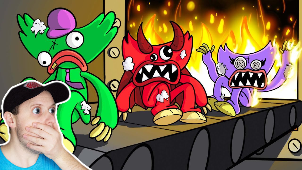 СЕКРЕТНЫЕ ХАГИ ВАГИ и КИЛИ ВИЛИ. МУЛЬТ Poppy Playtime  Анимация Поппи Плейтайм на русском Реакция