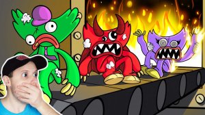 СЕКРЕТНЫЕ ХАГИ ВАГИ и КИЛИ ВИЛИ. МУЛЬТ Poppy Playtime  Анимация Поппи Плейтайм на русском Реакция