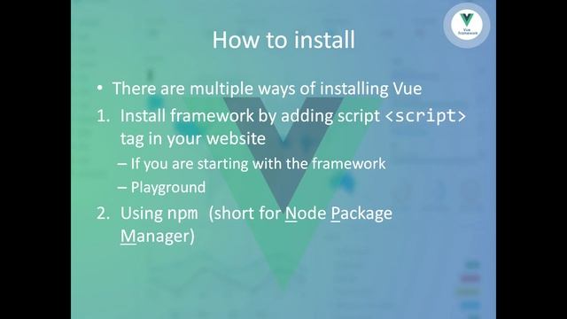 3. Install Vue Framework - Vue Framework 2.0 Tutorials смотреть онлайн