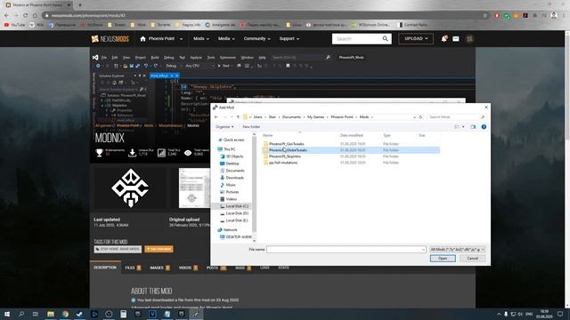Как запустить Phoenix Point с модами в Epic Games Store