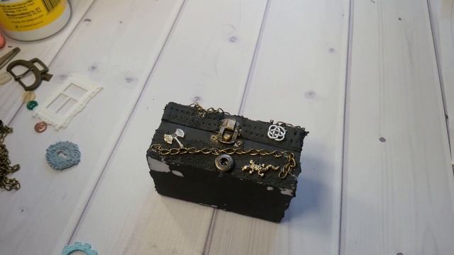 DIY| ВИНТАЖНАЯ ШКАТУЛКА СВОИМИ РУКАМИ смотреть онлайн