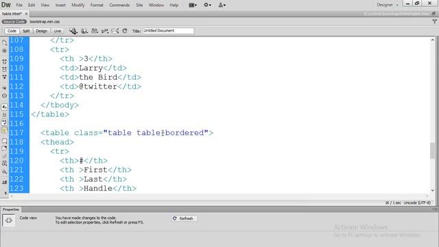 table classes in Bootstrap 4(Hindi) смотреть онлайн