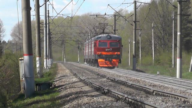 Электропоезд ЭР2Т-8011 перегон Бородино - Уваровка