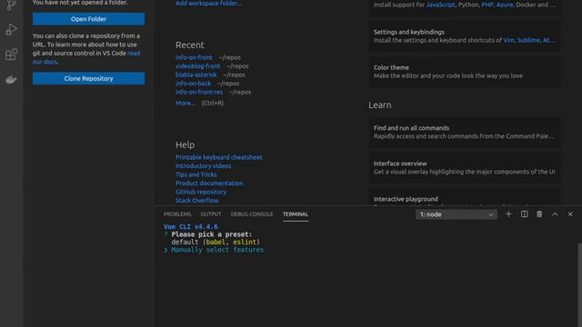Веб-приложение на Vue.js. Создание проекта смотреть онлайн