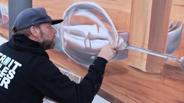 The making of 3D Mural Pessac France смотреть онлайн