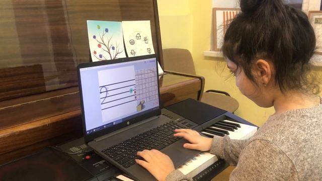Soft Mozart. Учим ноты в басовом ключе с модулем ,, Base Staff Puzzle School’’ смотреть онлайн