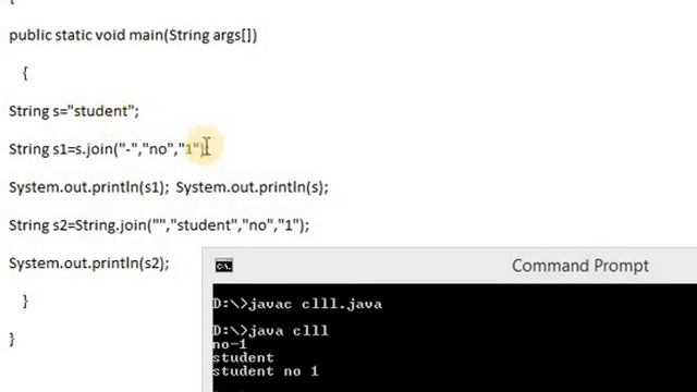 string join() in java example смотреть онлайн