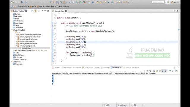 Java Nâng Cao 11 Set - HashSet смотреть онлайн