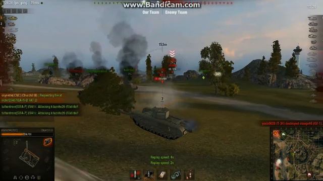World of Tanks Churchill III - 11 kills - 6.6k exp смотреть онлайн