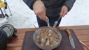 Колбаса в баклажке / Зельц в афганском казане