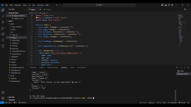CRUD Function & Front/Back End Connection【Using - MySQL、React、Node js】 Engish Version смотреть онлайн