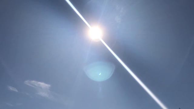 Partial Sun Eclipse In Bellevue, Washington USA смотреть онлайн