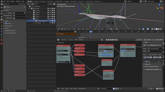 Audio Visualizer The.Spiral | Blender | Animation Nodes смотреть онлайн