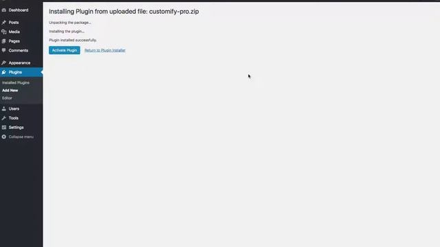 How to install the Customify Pro add-on смотреть онлайн