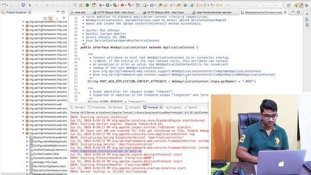 Web container | WebApplicationContext | Spring web MVC project flow | Theory breakdown смотреть онлайн