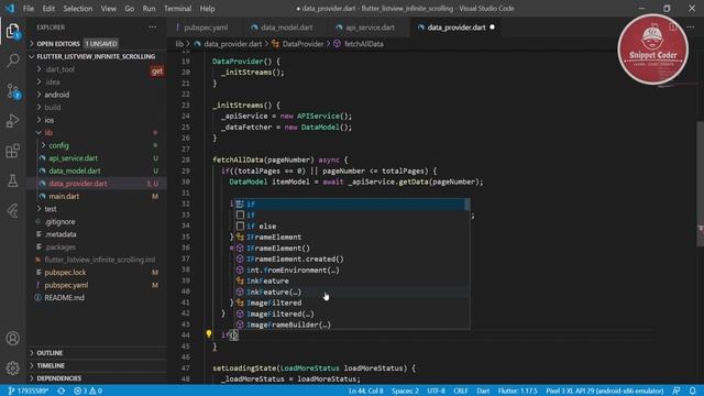 Pagination Infinite Scrolling with Flutter смотреть онлайн