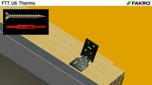 Энергосберегающее мансардное окно FTT U6 Thermo | FAKRO | Видеоинструкция по монтажу