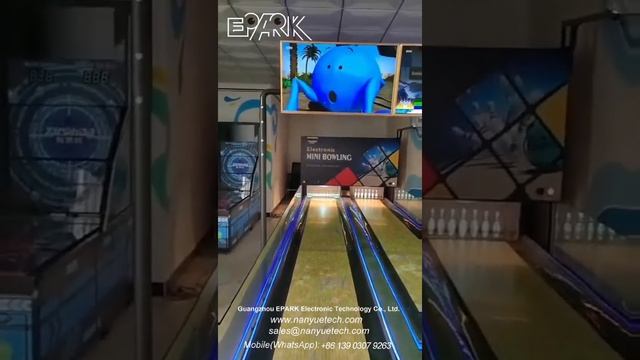 EPARK kids and adults interactive game， indoor sport game， mini bowling смотреть онлайн
