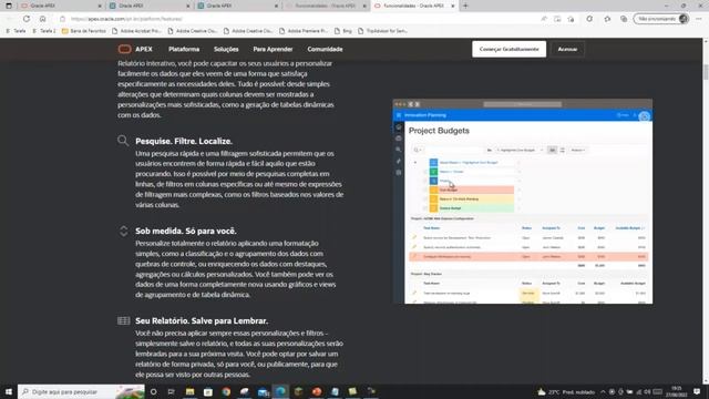 Desenvolvimento Ágil de Software com plataforma low code Oracle Apex. Introdução ao Tutorial смотреть онлайн