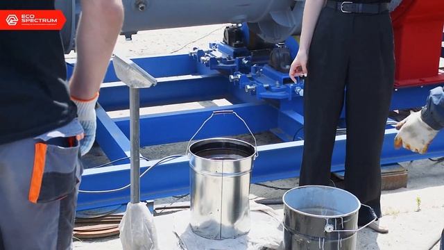 Тестовые сжигание отхода аминовых присадок при помощи инсинератора HURIKAN 400R смотреть онлайн