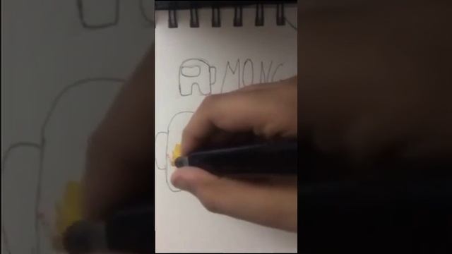 Among Us sketch timelapse - Sketch N Paint Studios смотреть онлайн