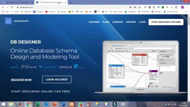 BD: Aula 28 - Construindo DER com DBDesigner: Parte 1 смотреть онлайн