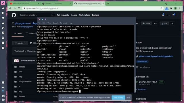 Alpine linux - #5 Instalasi Database server dengan Postgresql dan PhpPgAdmin смотреть онлайн