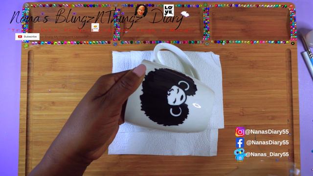 How To Make A Bling Coffee Mug | For my Best Friend Emily | DIY Bling Out AFRO Mug | I MADE IT смотреть онлайн