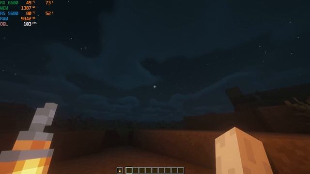 Minecraft | R5 5600 + RX 6600 | OptiFine + Shaders смотреть онлайн