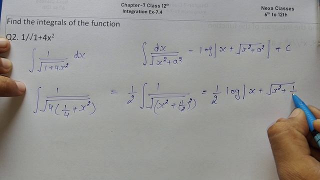Class 12 Ex 7.4 Q2 Math | Chapter7 Class12 Math | Integration | Ex 7.4 Q2 Class 12 Math смотреть онлайн