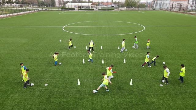 Technical Football/Soccer Training Drills | 6 Variation | U9 - U10 - U11 - U12 - U13 - U14 | смотреть онлайн