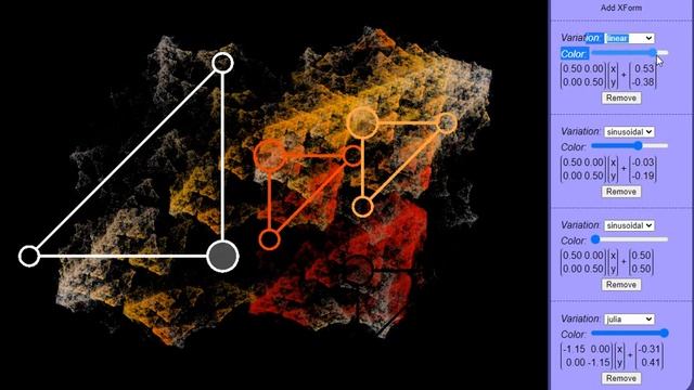 FLAM3-WebGPU demo смотреть онлайн