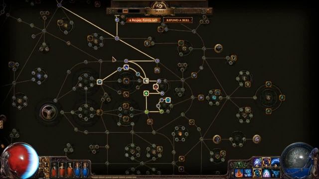 Path of Exile - Open Beta Lightning Witch Passive Skill Tree Point Allocation смотреть онлайн