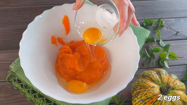 Самый невероятный осенний пирог с тыквой. Без муки, крахмала и сахара. смотреть онлайн