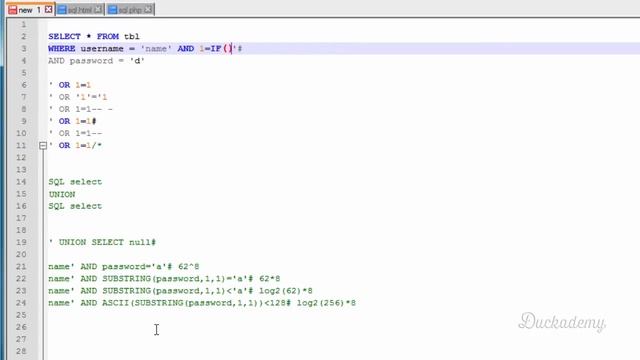 SQL injection techniques - Getting started with SQL injection смотреть онлайн