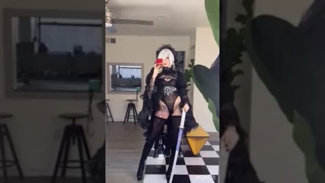 Cosplay - 2B shorts смотреть онлайн
