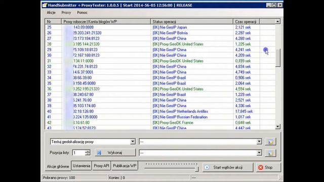 HandSubmitter - Proxy tester смотреть онлайн