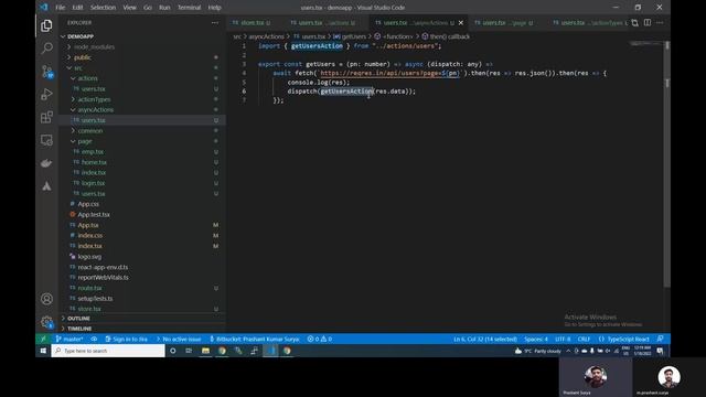 Redux Thunk Middleware | API Call with Redux Thunk | Example to Manage Async Calls using React Redu смотреть онлайн